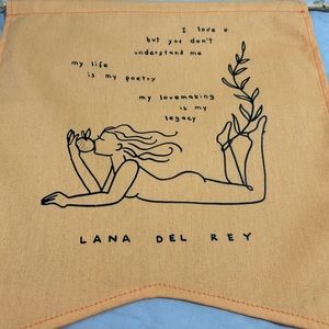 Lana Del Rey Concert Merch Banner